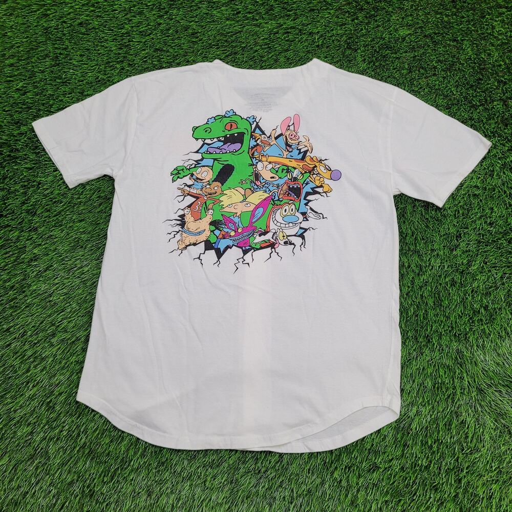 Nickelodeon Cartoon TV-Show Jersey Shirt Medium 20x27 White